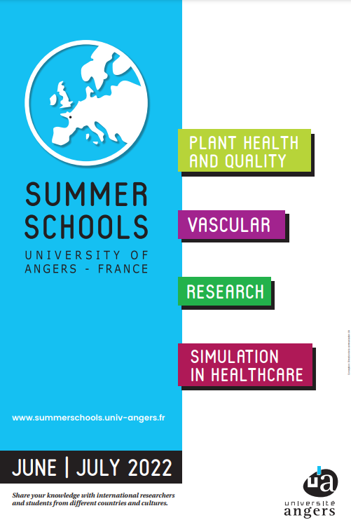 University of Angers – Invitation to Summer Schools 2022